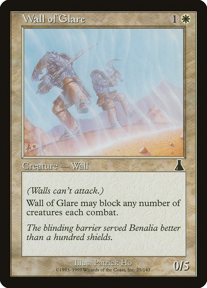 Wall of Glare [Urza's Destiny] | Galaxy Games LLC