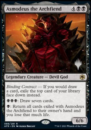 Asmodeus the Archfiend (Promo Pack) [Dungeons & Dragons: Adventures in the Forgotten Realms Promos] | Galaxy Games LLC