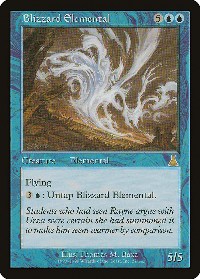 Blizzard Elemental [Urza's Destiny] | Galaxy Games LLC