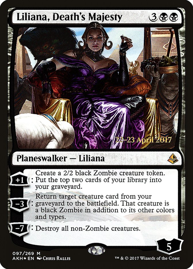 Liliana, Death's Majesty [Amonkhet Prerelease Promos] | Galaxy Games LLC