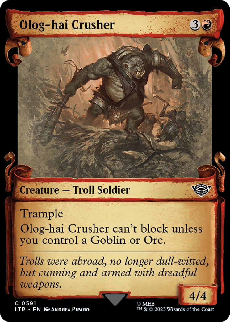 Olog-Hai Crusher [The Lord of the Rings: Tales of Middle-Earth Showcase Scrolls] | Galaxy Games LLC