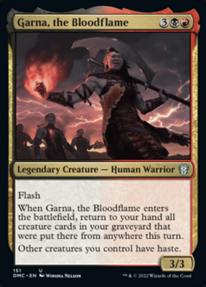 Garna, the Bloodflame [Dominaria United Commander] | Galaxy Games LLC