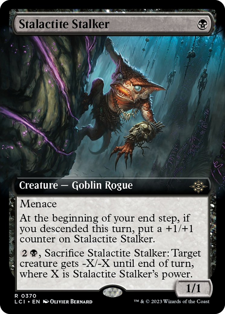 Stalactite Stalker (Extended Art) [The Lost Caverns of Ixalan] | Galaxy Games LLC