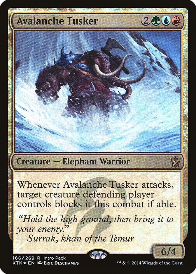 Avalanche Tusker (Intro Pack) [Khans of Tarkir Promos] | Galaxy Games LLC