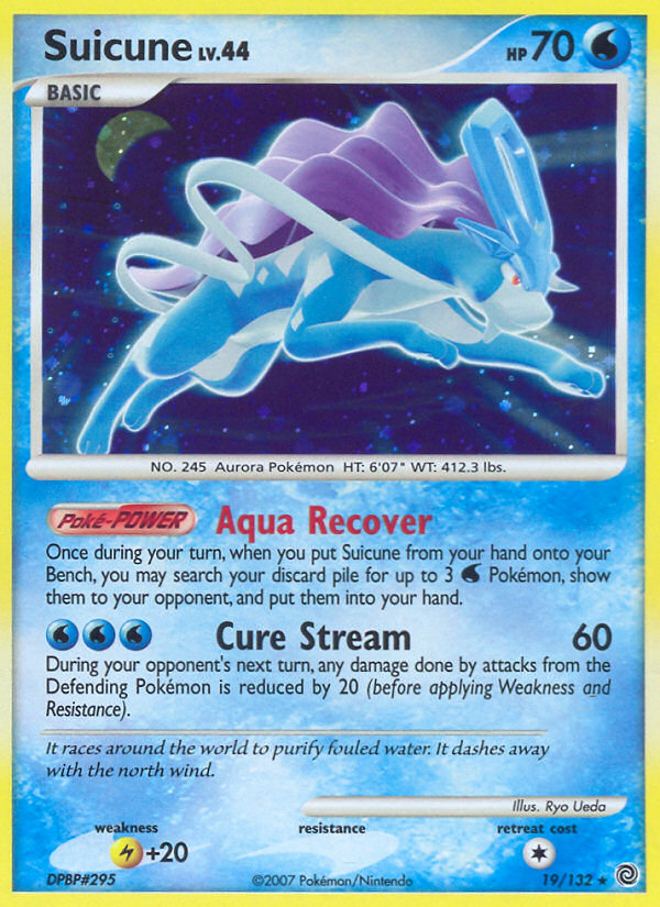 Suicune (19/132) [Diamond & Pearl: Secret Wonders] | Galaxy Games LLC