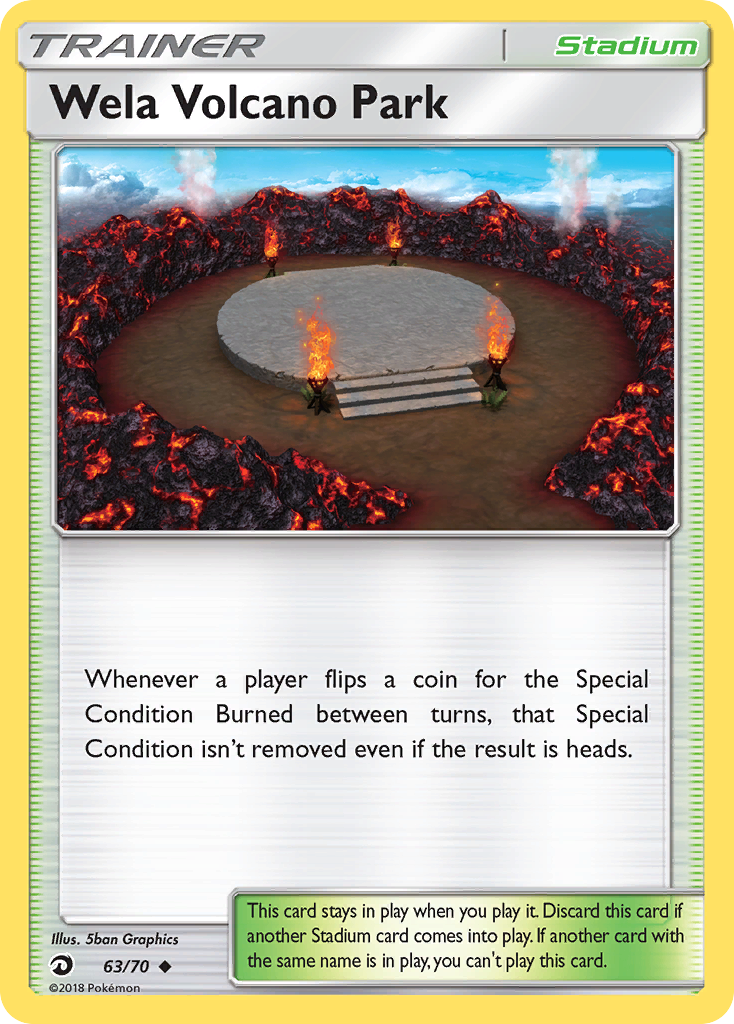 Wela Volcano Park (63/70) [Sun & Moon: Dragon Majesty] | Galaxy Games LLC