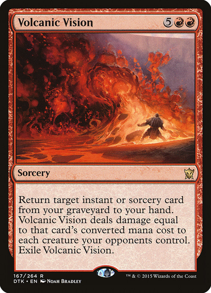 Volcanic Vision [Dragons of Tarkir] | Galaxy Games LLC