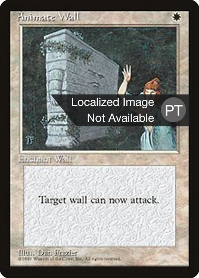 Animate Wall [Fourth Edition (Foreign Black Border)] | Galaxy Games LLC