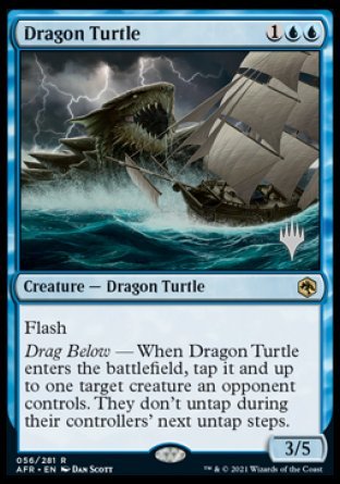 Dragon Turtle (Promo Pack) [Dungeons & Dragons: Adventures in the Forgotten Realms Promos] | Galaxy Games LLC