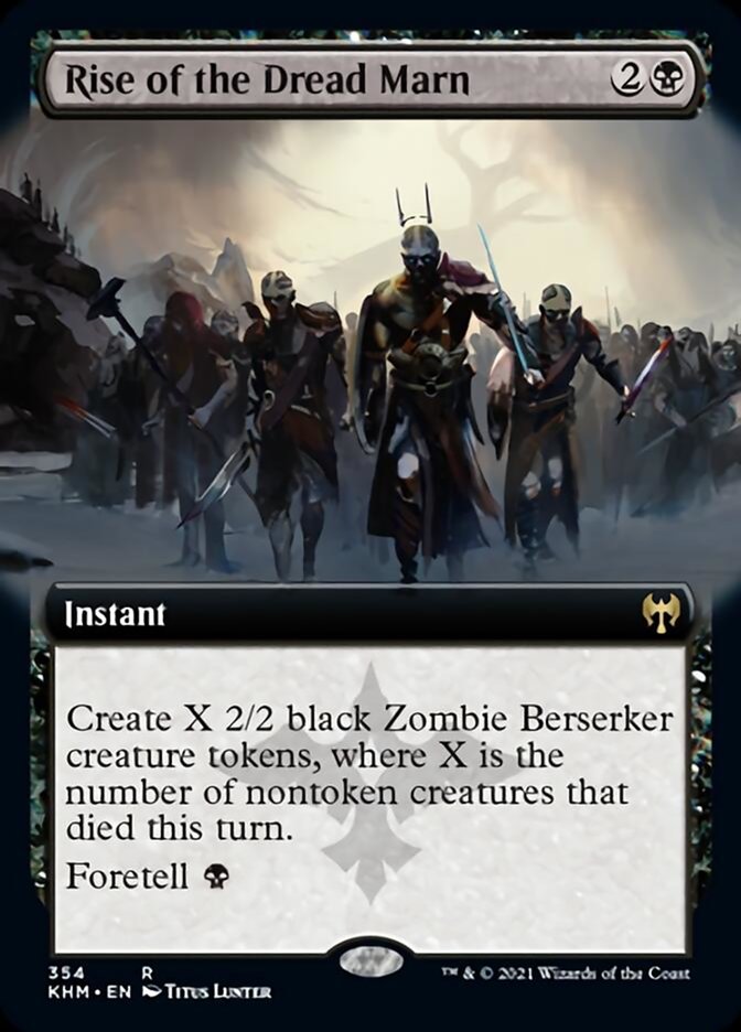 Rise of the Dread Marn (Extended Art) [Kaldheim] | Galaxy Games LLC