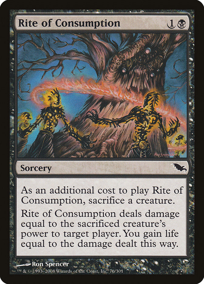 Rite of Consumption [Shadowmoor] | Galaxy Games LLC