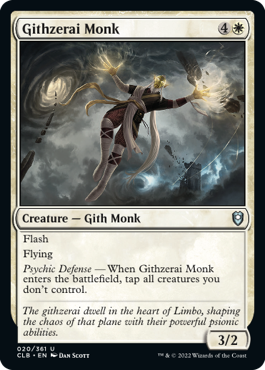 Githzerai Monk [Commander Legends: Battle for Baldur's Gate] | Galaxy Games LLC