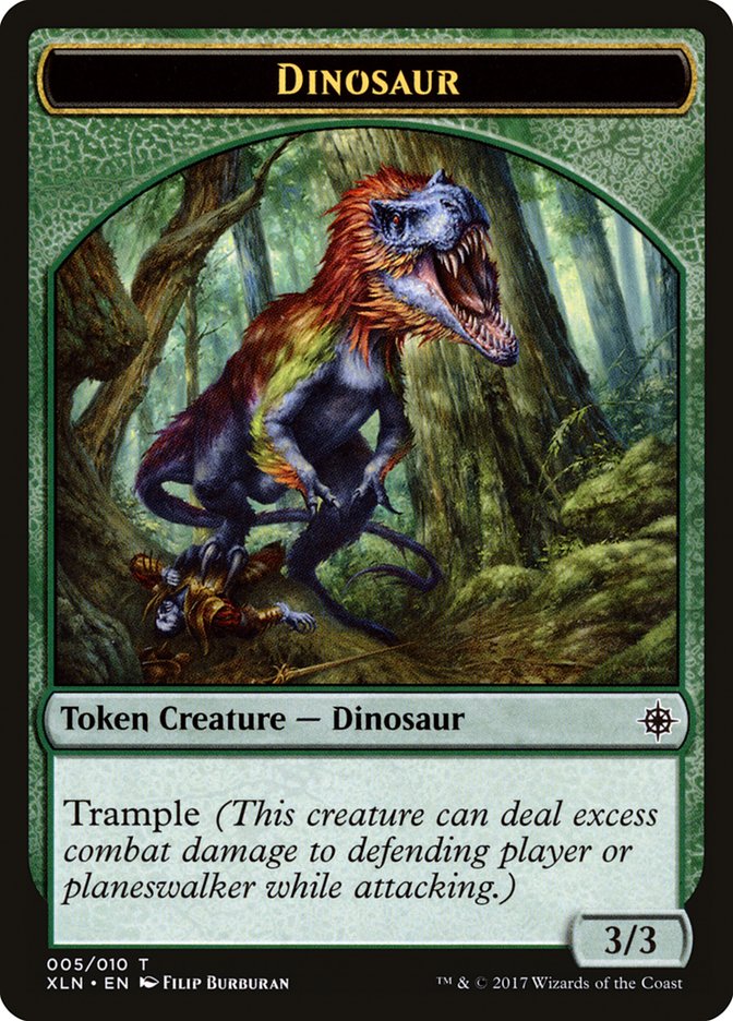 Dinosaur Token [Ixalan Tokens] | Galaxy Games LLC