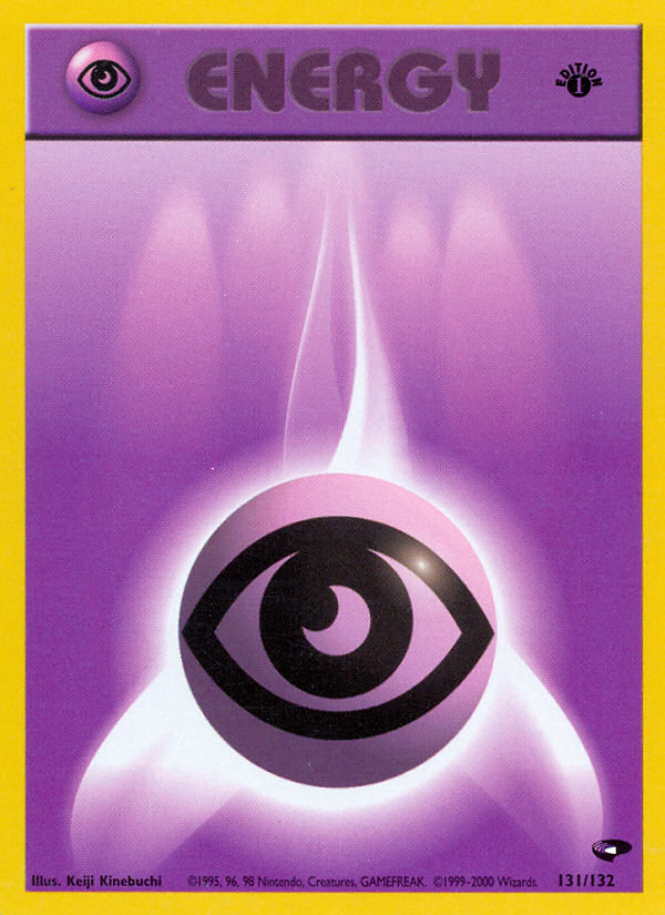 Psychic Energy (131/132) [Gym Challenge 1st Edition] | Galaxy Games LLC