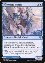 Umara Wizard // Umara Skyfalls [Zendikar Rising] | Galaxy Games LLC