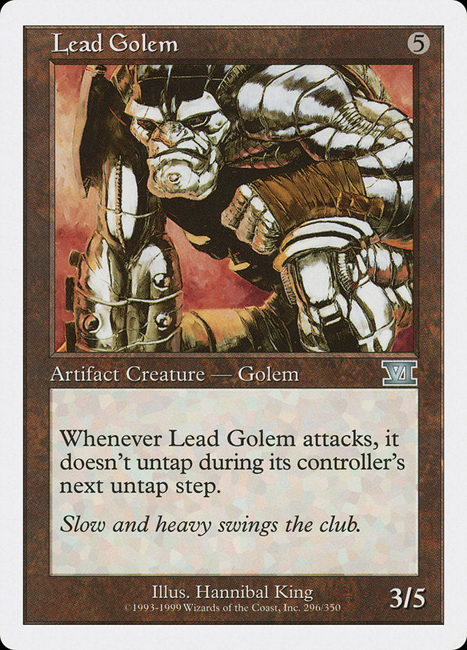 Lead Golem [Classic Sixth Edition] | Galaxy Games LLC