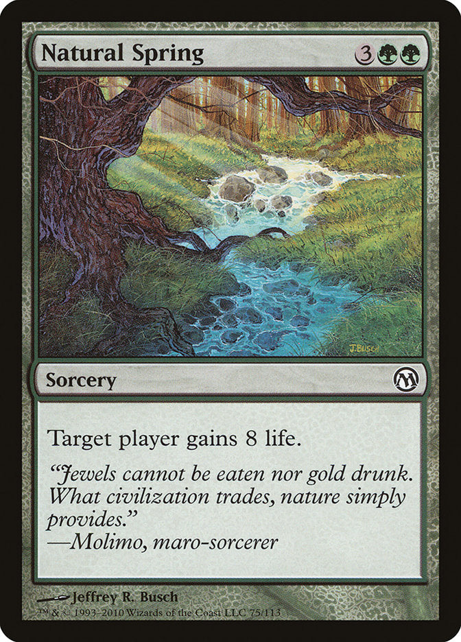 Natural Spring [Duels of the Planeswalkers] | Galaxy Games LLC