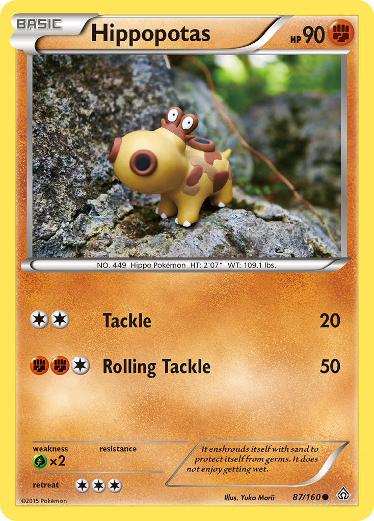 Hippopotas (87/160) [XY: Primal Clash] | Galaxy Games LLC