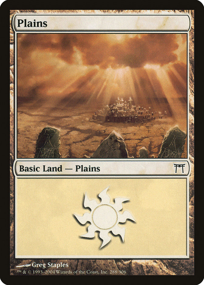 Plains (288) [Champions of Kamigawa] | Galaxy Games LLC