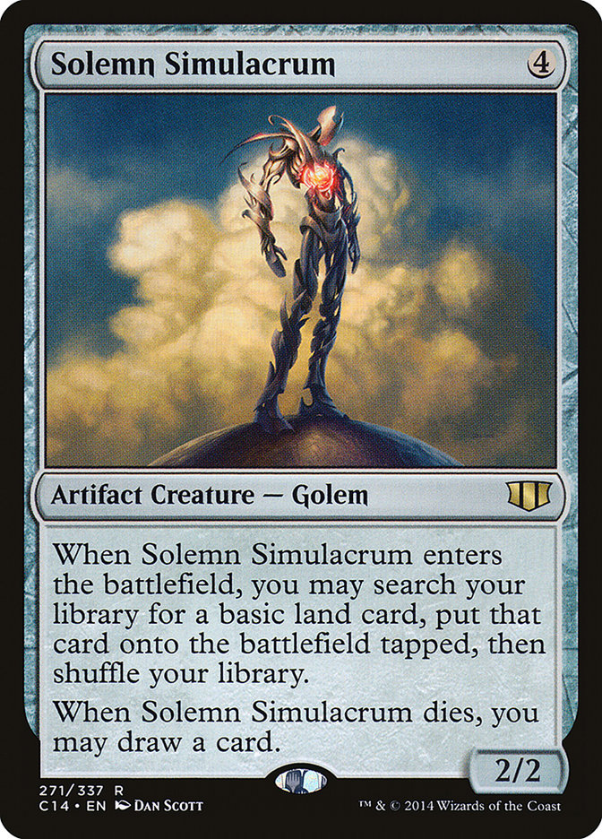 Solemn Simulacrum [Commander 2014] | Galaxy Games LLC