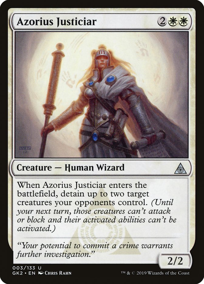 Azorius Justiciar [Ravnica Allegiance Guild Kit] | Galaxy Games LLC