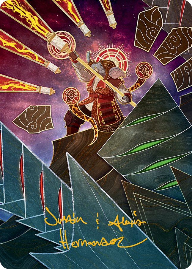 Quintorius, Loremaster Art Card (63) (Gold-Stamped Signature) [March of the Machine Art Series] | Galaxy Games LLC