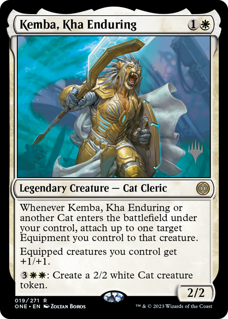 Kemba, Kha Enduring (Promo Pack) [Phyrexia: All Will Be One Promos] | Galaxy Games LLC