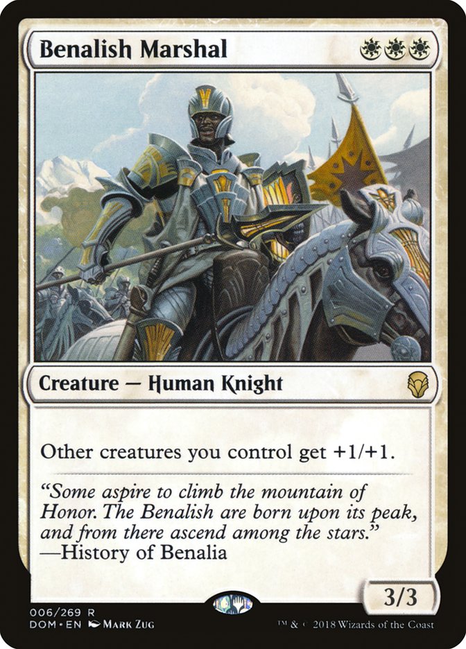 Benalish Marshal [Dominaria] | Galaxy Games LLC