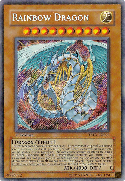 Rainbow Dragon [TAEV-EN006] Secret Rare | Galaxy Games LLC
