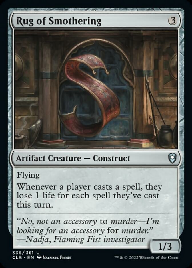 Rug of Smothering [Commander Legends: Battle for Baldur's Gate] | Galaxy Games LLC