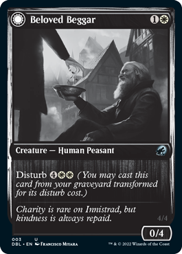 Beloved Beggar // Generous Soul [Innistrad: Double Feature] | Galaxy Games LLC