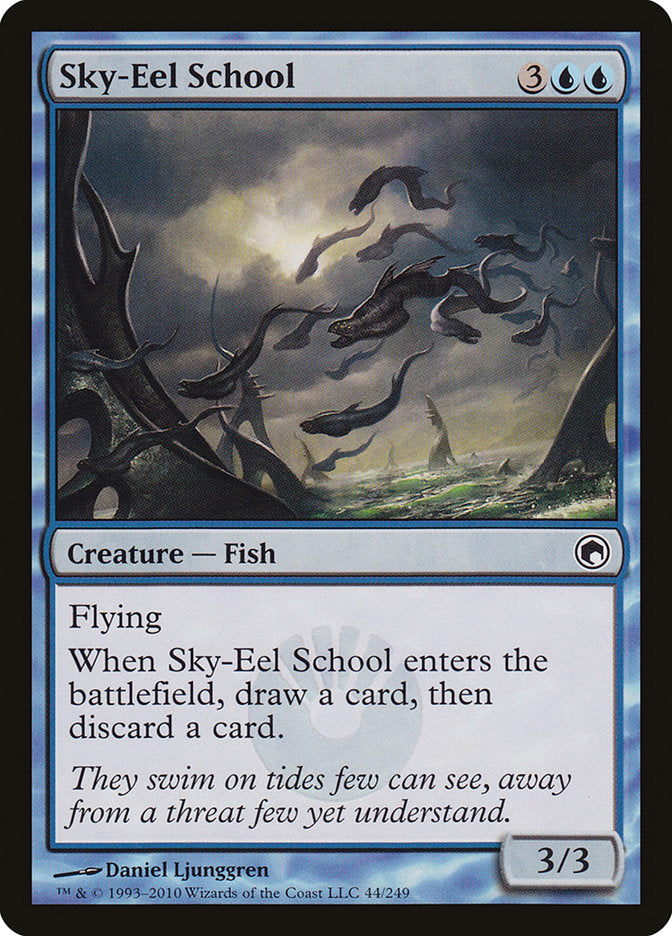 Sky-Eel School [Scars of Mirrodin] | Galaxy Games LLC