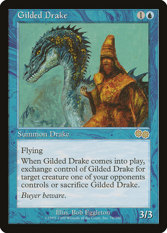 Gilded Drake [Urza's Saga] | Galaxy Games LLC