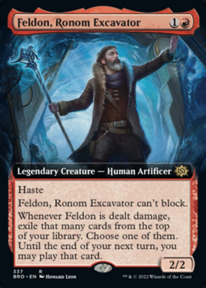 Feldon, Ronom Excavator (Extended Art) [The Brothers' War] | Galaxy Games LLC