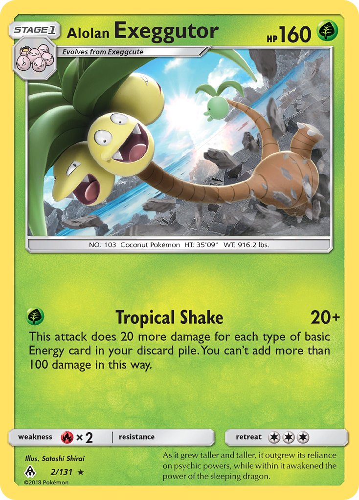 Alolan Exeggutor (2/131) (Theme Deck Exclusive) [Sun & Moon: Forbidden Light] | Galaxy Games LLC