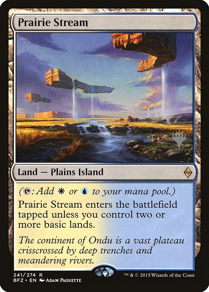 Prairie Stream [Battle for Zendikar Promos] | Galaxy Games LLC