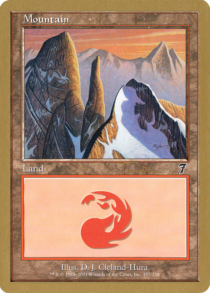 Mountain (jt337) (Jan Tomcani) [World Championship Decks 2001] | Galaxy Games LLC