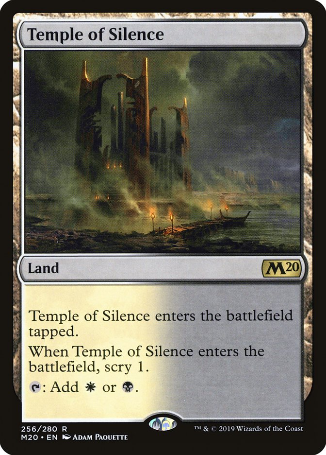 Temple of Silence [Core Set 2020] | Galaxy Games LLC