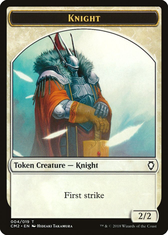 Knight Token [Commander Anthology Volume II Tokens] | Galaxy Games LLC