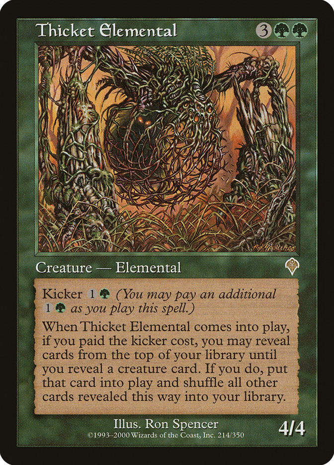 Thicket Elemental [Invasion] | Galaxy Games LLC
