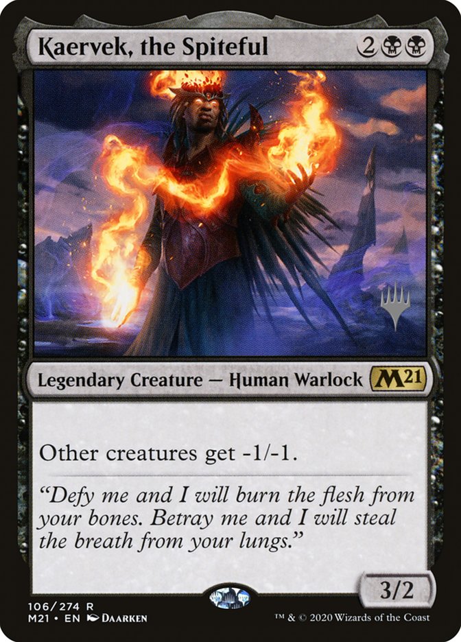 Kaervek, the Spiteful (Promo Pack) [Core Set 2021 Promos] | Galaxy Games LLC