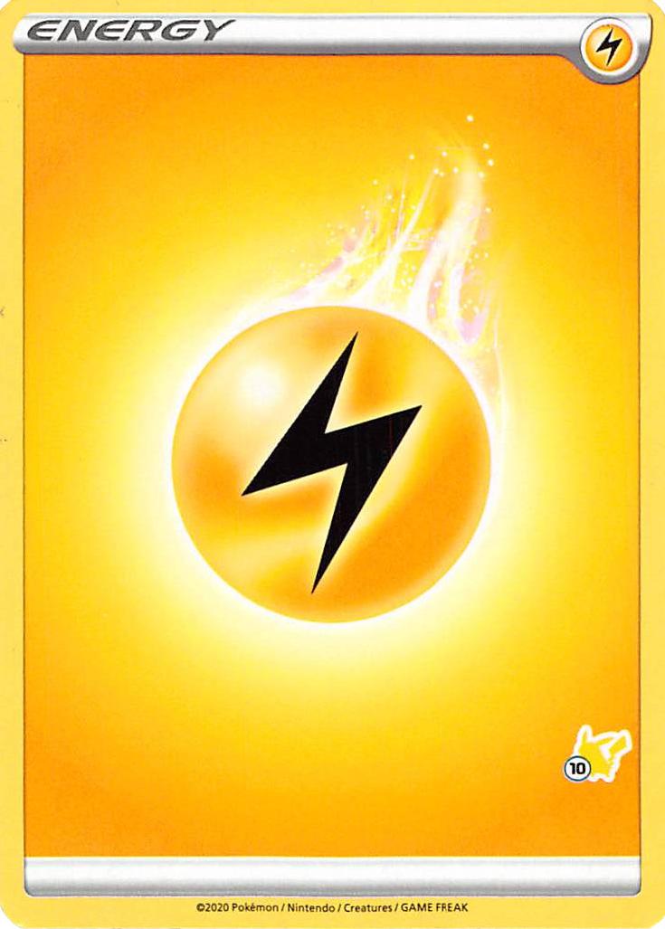 Lightning Energy (Pikachu Stamp #10) [Battle Academy 2022] | Galaxy Games LLC