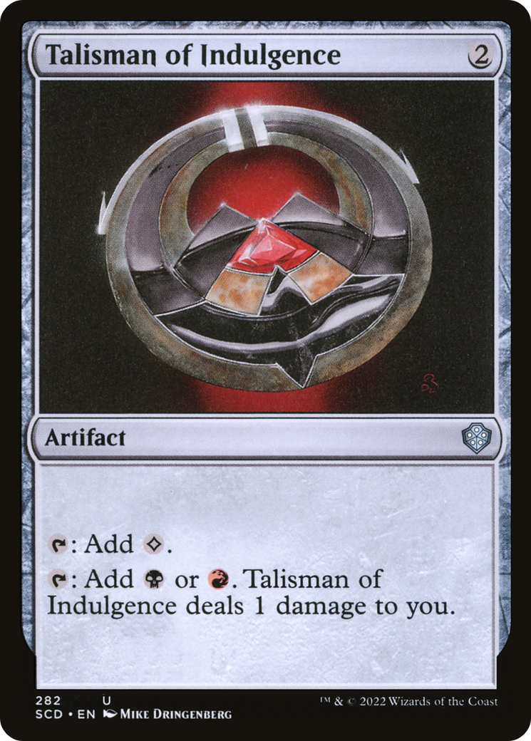 Talisman of Indulgence [Starter Commander Decks] | Galaxy Games LLC