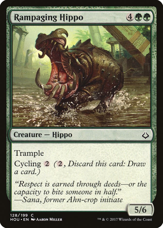 Rampaging Hippo [Hour of Devastation] | Galaxy Games LLC