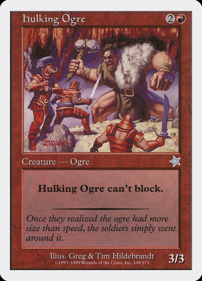 Hulking Ogre [Starter 1999] | Galaxy Games LLC