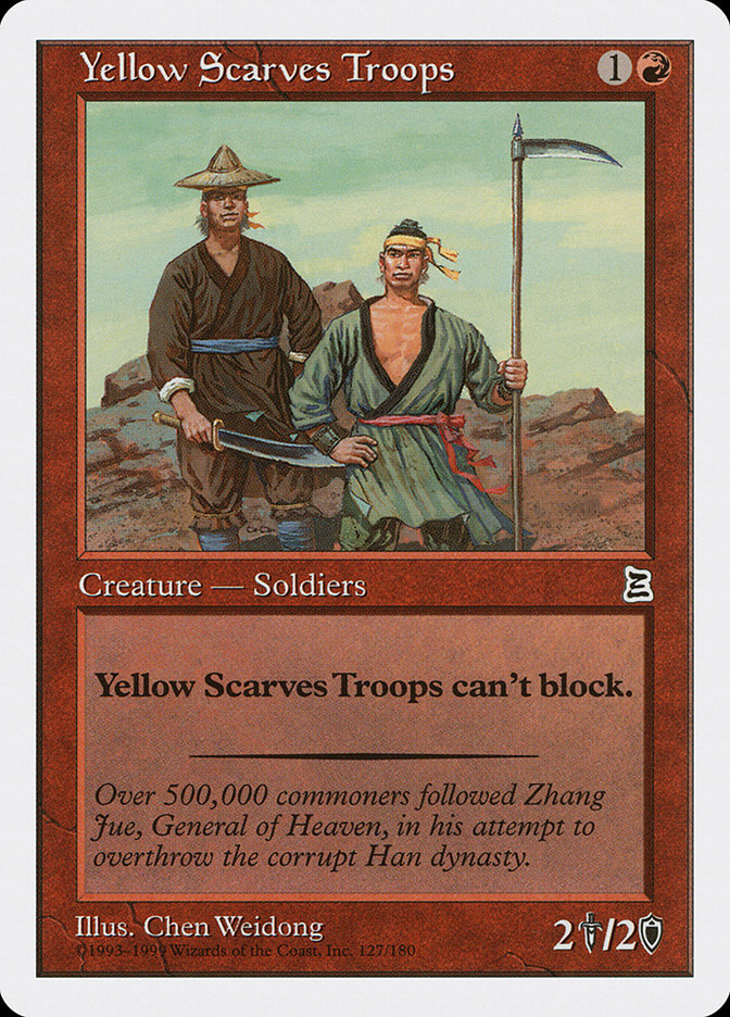 Yellow Scarves Troops [Portal Three Kingdoms] | Galaxy Games LLC