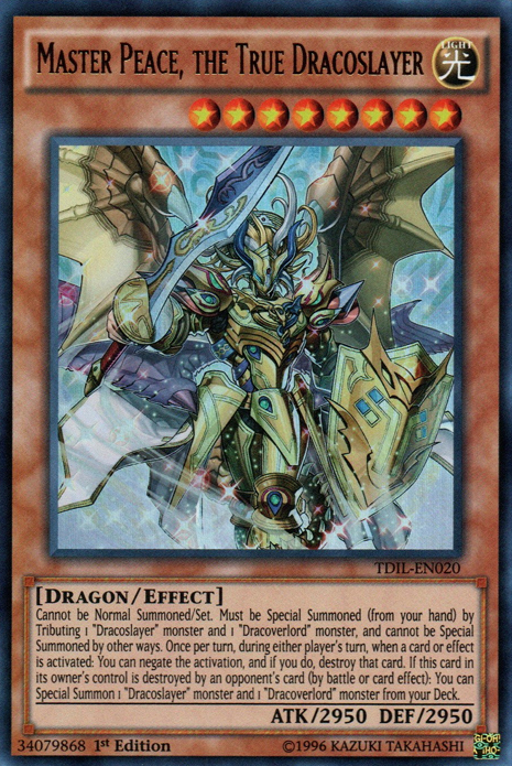 Master Peace, the True Dracoslayer [TDIL-EN020] Ultra Rare | Galaxy Games LLC