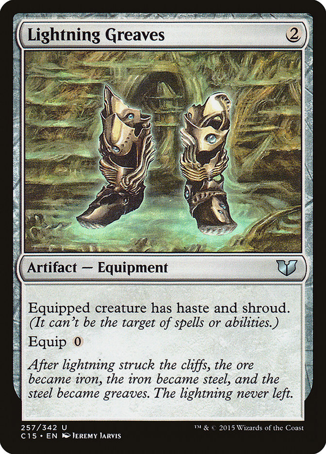 Lightning Greaves [Commander 2015] | Galaxy Games LLC