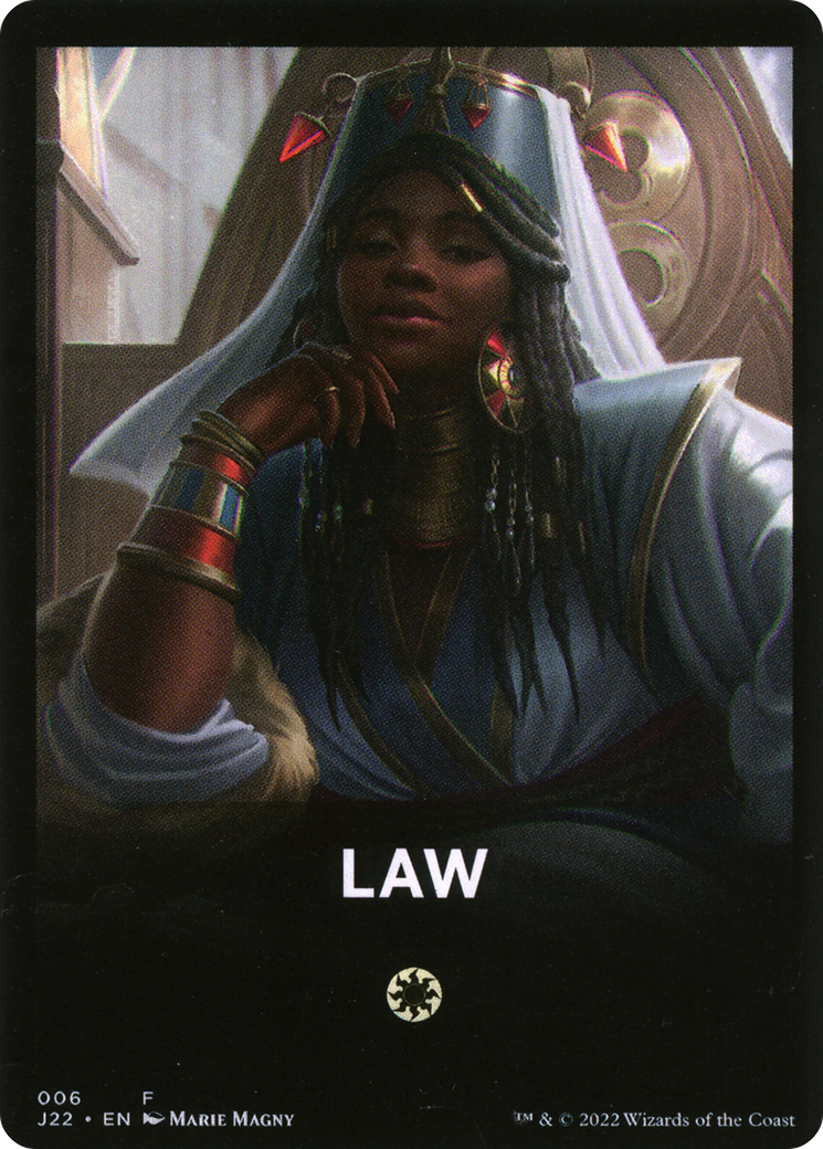 Law Theme Card [Jumpstart 2022 Front Cards] | Galaxy Games LLC