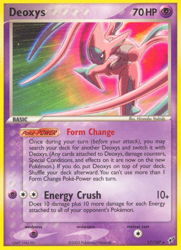 Deoxys (17/107) [EX: Deoxys] | Galaxy Games LLC